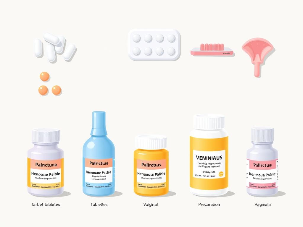 Verschiedene Formen der Hormonersatztherapie gegen Symptome für Wechseljahre